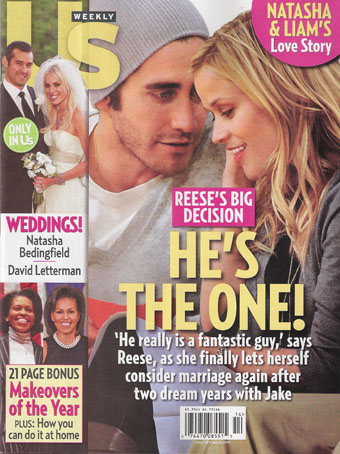 Illustration for article titled This Week In Tabloids: Brangelina's On The Rocks, Reese Might Get One